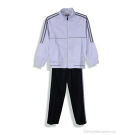 Спортивний костюм дитячий Весна/осінь 565 3-смужки білий (6 шт. р.сітка28-M) "Presto" недорого оптом від прямого постачальника