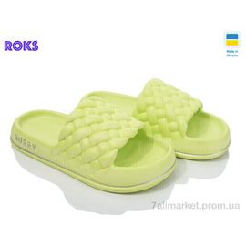 Фотография Шлепки женские облегченные Лето Verta 2001 салатовий (6 пар р.36-41) "Roks" недорого оптом от прямого поставщика