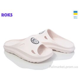 Фотография Шлепки женские облегченные Лето Verta 2002V айворі (6 пар р.36-41) "Roks" недорого оптом от прямого поставщика