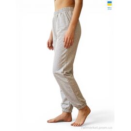 Спортивні штани жіночі Весна/осінь 10055 сірий (4 шт. р.сітка2XL-5XL) "Margo" недорого оптом від прямого постачальника