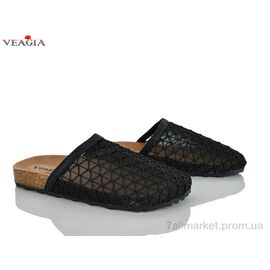 Фотография Шлепки женские облегченные Лето N12 black (8 пар р.36-40) "Veagia-ADA" недорого оптом от прямого поставщика