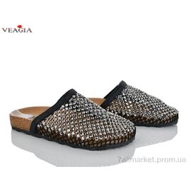 Фотография Шлепки женские облегченные Лето N14 black (8 пар р.36-40) "Veagia-ADA" недорого оптом от прямого поставщика