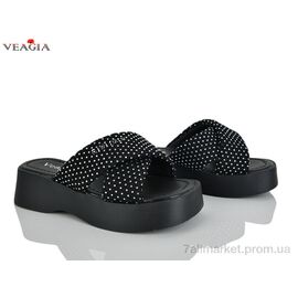 Фотография Шлепки женские облегченные Лето N8 black (8 пар р.36-40) "Veagia-ADA" недорого оптом от прямого поставщика