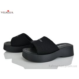 Фотография Шлепки женские облегченные Лето N10 black (8 пар р.36-40) "Veagia-ADA" недорого оптом от прямого поставщика