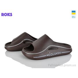 Фотография Шлепки женские облегченные Лето 507-025 коричн. (8 пар р.37-40) "Roks" недорого оптом от прямого поставщика