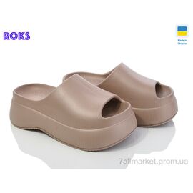 Фотография Шлепки женские облегченные Лето Progress 141 мокко (6 пар р.37-41) "Roks" недорого оптом от прямого поставщика