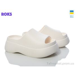 Фотография Шлепки женские облегченные Лето Progress 141 шампань (6 пар р.37-41) "Roks" недорого оптом от прямого поставщика
