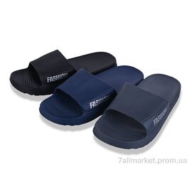 Шльопанці чоловічі пляжні Літо SU11067 mix (24 пар р.40-45) "YZY" недорого оптом від прямого постачальника