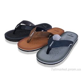 В'єтнамки чоловічі Літо SU11052 mix (24 пар р.40-45) "YZY" недорого оптом від прямого постачальника