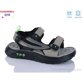 Сандалії дитячі літні Літо R827-3 (8 пар р.32-37) "GFB-Канарейка" недорого оптом від прямого постачальника