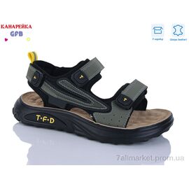 Сандалії дитячі літні Літо R827-7 (8 пар р.32-37) "GFB-Канарейка" недорого оптом від прямого постачальника