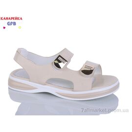 Босоніжки дитячі літні Літо R830-3 (8 пар р.32-37) "GFB-Канарейка" недорого оптом від прямого постачальника