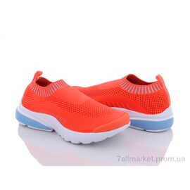 Фотография Кроссовки женские модные Лето 24-125 orange-blue (8 пар р.36-41) "Violeta" недорого оптом от прямого поставщика