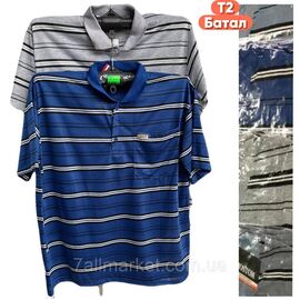 Футболка-поло чоловіча молодіжна/батал р-ри 5XL-8XL (мікс кв) "STELLA" недорого гуртом від прямого постачальника