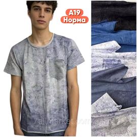 Футболка чоловіча молодіжна р-ри XL-3XL (мікс кв) "STELLA" недорого гуртом від прямого постачальника