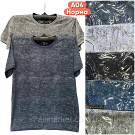 Футболка чоловіча молодіжна р-ри XL-3XL (мікс кв) "STELLA" недорого гуртом від прямого постачальника