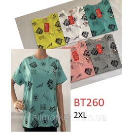 Футболка жіноча стильна р-р 2XL (мікс-кв) "Stella" недорого від прямого постачальника