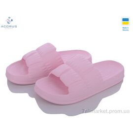 Фотография Шлепки женские облегченные Лето С95 рожевий (12 пар р.36-41) "Acorus" недорого оптом от прямого поставщика