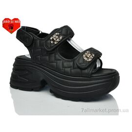 Фотография Босоножки женские летние Лето 751-1 (8 пар р.36-41) "Jiao Li Mei" недорого оптом от прямого поставщика