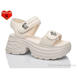 Фотография Босоножки женские летние Лето 752 (8 пар р.36-41) "Jiao Li Mei" недорого оптом от прямого поставщика