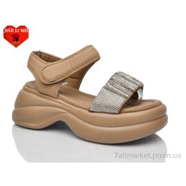 Фотография Босоножки женские летние Лето 767-3 (8 пар р.36-41) "Jiao Li Mei" недорого оптом от прямого поставщика