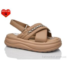 Фотография Босоножки женские летние Лето 723-3 (8 пар р.36-41) "Jiao Li Mei" недорого оптом от прямого поставщика