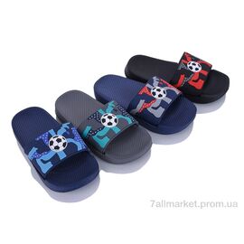 Фотография Шлепки детские летние Лето 8515 mix (12 пар р.24-29) "Soylu" недорого оптом от прямого поставщика