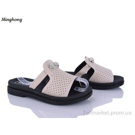 Фотография Шлепки женские облегченные Лето 1919-3 (8 пар р.36-41) "Minghong" недорого оптом от прямого поставщика