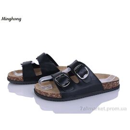 Фотография Шлепки женские облегченные Лето 2601-1Ш (8 пар р.37-42) "Minghong" недорого оптом от прямого поставщика