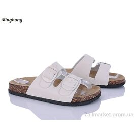Фотография Шлепки женские облегченные Лето 2607-3 (8 пар р.37-42) "Minghong" недорого оптом от прямого поставщика