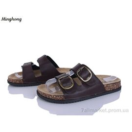 Фотография Шлепки женские облегченные Лето 2607-5 (8 пар р.37-42) "Minghong" недорого оптом от прямого поставщика