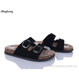 Фотография Шлепки женские облегченные Лето 2607-6 (8 пар р.37-42) "Minghong" недорого оптом от прямого поставщика