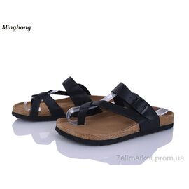 Фотография Шлепки женские облегченные Лето 2503-1 (8 пар р.36-41) "Minghong" недорого оптом от прямого поставщика