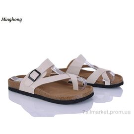 Фотография Шлепки женские облегченные Лето 2503-3 (8 пар р.36-41) "Minghong" недорого оптом от прямого поставщика