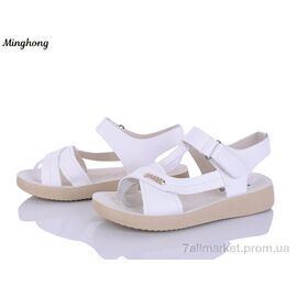 Фотография Босоножки женские летние Лето 7722-2 (8 пар р.37-42) "Minghong" недорого оптом от прямого поставщика
