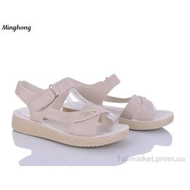 Фотография Босоножки женские летние Лето 7722-3 (8 пар р.37-42) "Minghong" недорого оптом от прямого поставщика