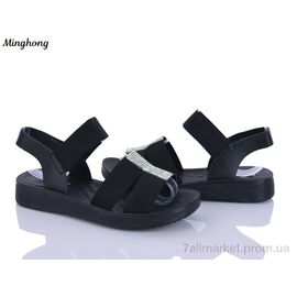Фотография Босоножки женские летние Лето 7721-2 (8 пар р.37-42) "Minghong" недорого оптом от прямого поставщика