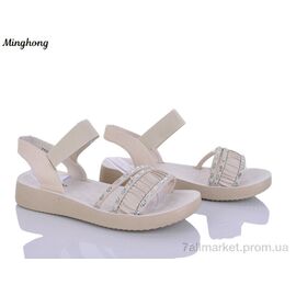 Фотография Босоножки женские летние Лето 7720-3 (8 пар р.36-41) "Minghong" недорого оптом от прямого поставщика
