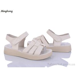 Фотография Босоножки женские летние Лето 311-3 (8 пар р.37-42) "Minghong" недорого оптом от прямого поставщика