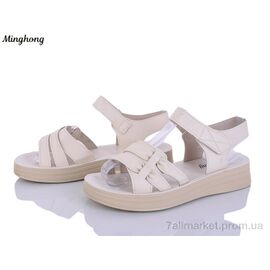 Фотография Босоножки женские летние Лето 312-3 (8 пар р.37-42) "Minghong" недорого оптом от прямого поставщика