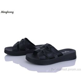 Фотография Шлепки женские облегченные Лето 313-1 (8 пар р.37-42) "Minghong" недорого оптом от прямого поставщика