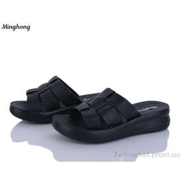 Фотография Шлепки женские облегченные Лето 317-1 (8 пар р.36-41) "Minghong" недорого оптом от прямого поставщика