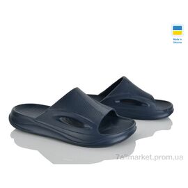Шльопанці чоловічі пляжні Літо Крок C118 т.синій (6 пар р.41-45) "Vladimir" недорого оптом від прямого постачальника