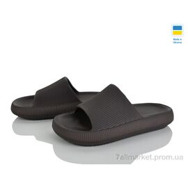 Фотография Шлепки унисекс Лето Крок C88 т.коричневий (6 пар р.36-41) "Vladimir" недорого оптом от прямого поставщика