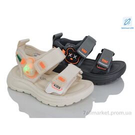 Сандалії дитячі літні Літо C1081-3-7 LED mix (12 пар р.21-26) "Lilin" недорого оптом від прямого постачальника