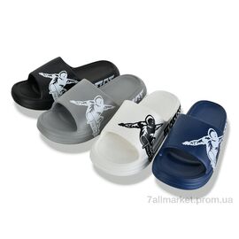 Фотография Шлепки детские летние Лето YD3178 mix (12 пар р.36-41) "BABYSHOP" недорого оптом от прямого поставщика