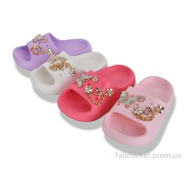 Фотография Шлепки детские летние Лето NUO2066 mix (12 пар р.30-35) "BABYSHOP" недорого оптом от прямого поставщика