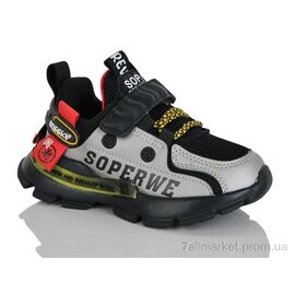 Фотография Кроссовки детские модные Весна/осень XF01-592-1B (8 пар р.26-31) "Xifa kids" недорого оптом от прямого поставщика