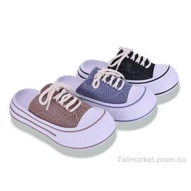 Фотография Шлепки женские облегченные Лето W230 mix (12 пар р.36-41) "Deshman" недорого оптом от прямого поставщика