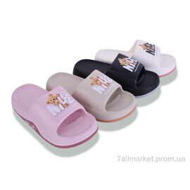 Фотография Шлепки женские облегченные Лето W218 mix (12 пар р.36-41) "Deshman" недорого оптом от прямого поставщика